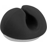 Delock - Kabelhouder - Zwart - Mini Zelfklevende Set - 10 Stuks