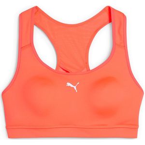 Puma - 4KEEPS Run - Sportbeha - Zwart - Medium Support, Verstelbare Bandjes, Gemaakt van Gerecyclede Materialen