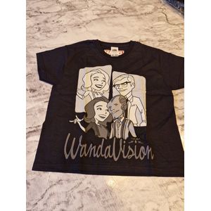 T-Shirt - Marvel - Fruit of the Loom - Wanda Vision - Zwart4
