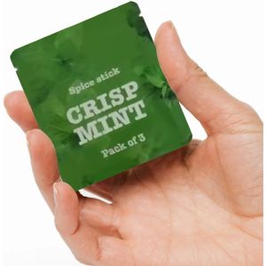 Airvaper smaakpods ( spice sticks ) - Crisp Mint - Airvaper Navullingen - 1 zakje met 3 Stuks - Natuurlijk & Verfrissend - Goed voor ca. 2 weken