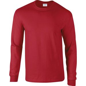 Gildan Ultra Cotton™ Classic Fit Adult Long Sleeve T-Shirt GI2400 - Cardinal Red - S