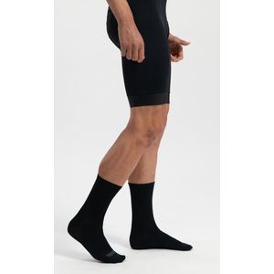 BBB Cycling Hoge Fietssokken Zwart - 3 Paar - Lengte: 18cm - Duurzame Wielrensokken Zomer - Maat 39/43 - Fietssokken Heren en Dames - Ecofeet BSO-22