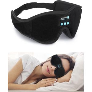 Slaapmasker Bluetooth - Slaap Koptelefoon - Bluetooth Slaapmasker - Zwart