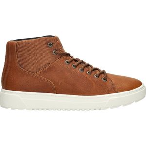 HUB Murrayfield 3.0 Hoge sneakers - Leren Sneaker - Heren - Cognac - Maat 45