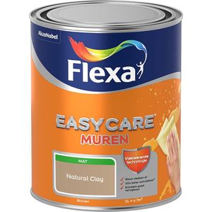 Flexa - Easycare Muren Muurverf - Natural Clay - Kleur van het jaar 2025 - Mengverf - 1 Liter