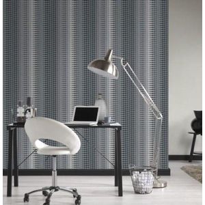 Mac Stopa Vliesbehang streep Grijs 32727-1
