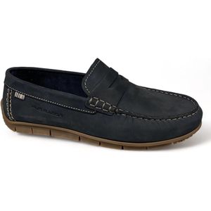 Pius Gabor 1060.11.01 Nubuck Navy-instappers pius gabor-loafers pius gabor MT 44