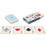 4x Poker/kaartspel speelkaarten Engelstalig - Kaartspellen - Speelkaarten - Pesten/pokeren - Engelstalige speelkaarten