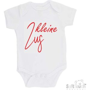 100% katoenen Romper ""Kleine zus"" Unisex Katoen Wit/rood Maat 56/62