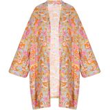 usha - FESTIVAL - Kimono - Geel - Stone Grey - Oranje - Pink