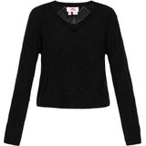 MYMO - Trui - Zwart - V-hals - Lange Mouw - Normale Pasvorm