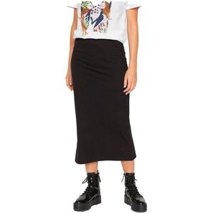 Midi Rok voor Dames - Zwart - M