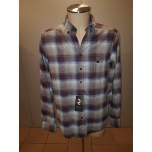 Calamar herenhemd patroon met zachte ruit maat S