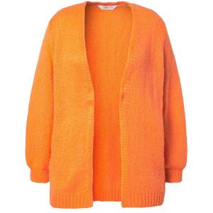 Angel of Style Angel of Style - Dames - Vest straight fit ballonmouwen - Oranje - Maat 42+