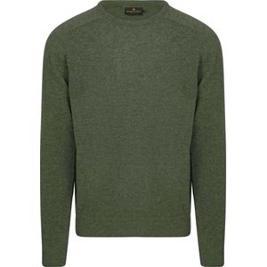 Steppin' Out Trui Lamswol Mid Groen - Maat S - Heren