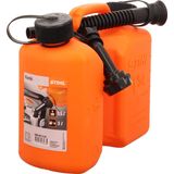Stihl - 00008810124 - Jerrycan - Oranje - 3 Liter Brandstof en 1,5 Liter Kettingsmeerolie