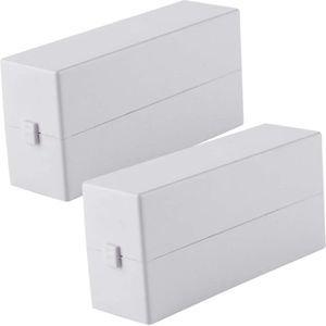 Organizer voor nagelboor en nagellakopbergdoos - Set van 2 stuks - Acryl - Nagelfrees tentoonstellingsrekken - PP - Voor nagelpunten organizeizen