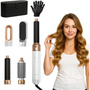 XANAA - 5 in 1 Multi Styler Pro - Wit - Föhnborstel - 2025 Versie