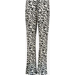 TwoDay dames broek wit met zwart print - Maat L