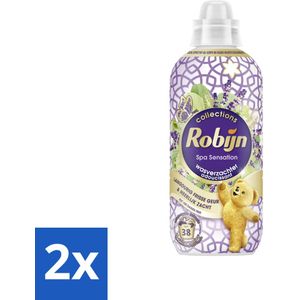 Robijn – Wasverzachter – Intense Spa Sensation – 765 ml - Voordeelverpakking - 2 stuks