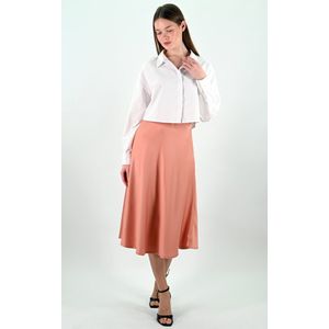 YesMooi - Satijnen Midirok - Roze - S (36)