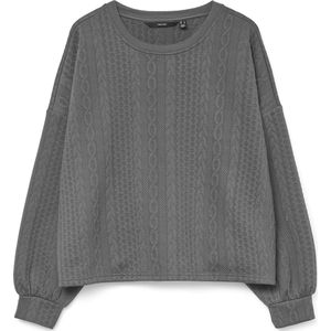 VERO MODA - VMJANNI LS O-NECK SWEATSHIRT JRS GA - Dames - Blouses