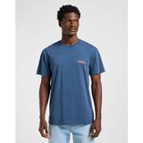 Lee 112364530 Relaxed Fit T-shirt Met Korte Mouwen Blauw XL Man