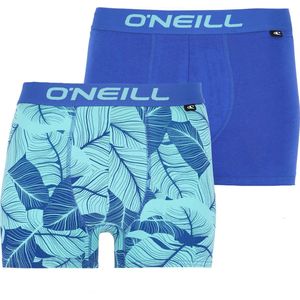 4-Pack O'Neill Heren Palm Boxershorts Palm 900872 - Blauw - Maat M