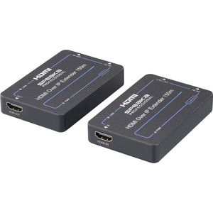 SpeaKa Professional - SP-HDE-301 - HDMI-over-IP-extender - Zwart - HDMI Via Netwerkkabel RJ45