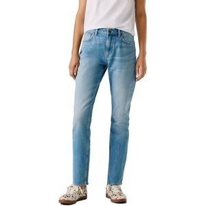Pepe Jeans Violet Tapered Fit Hoogzittende Jeans Blauw 25 / 30 Vrouw
