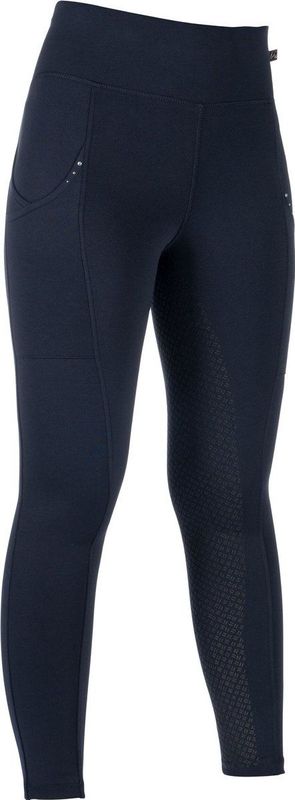 HKM Cosy II Style siliconen volledige zitting Paardrijlegging voor kinderen Donkerblauw 134