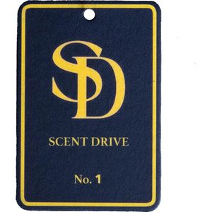 ScentDrive Autoparfum - No. 1 - Geurverfrisser - Auto luchtverfrisser - Auto luchtje - geurhanger - geïnspireerd door One Million van Paco Rabanne - 1 stuk