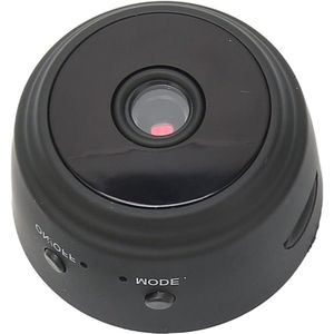 Mini Wifi-camera 1080P Oplaadbaar-Nachtzicht 360-Rotatie Kleine Videocamera voor Thuiskantoor Zwart .