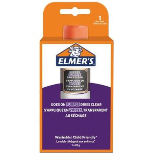 Elmer's lijmstiften met verdwijnende paarse lijm | Droogt kleurloos op | Geweldig voor knutselen en op school | Uitwasbaar en kindvriendelijk | 22 g | 1 stuk