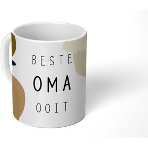 Mok - Koffiemok - Oma - Beste oma ooit - Quotes - Spreuken - Mokken - 350 ML - Beker - Koffiemokken - Theemok - Mok met tekst