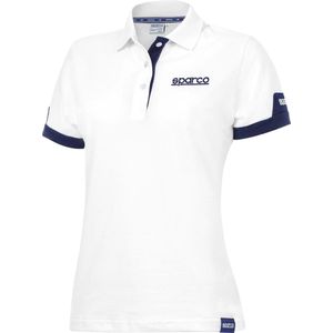 Sparco CORPORATE Polo voor Dames Wit maat L