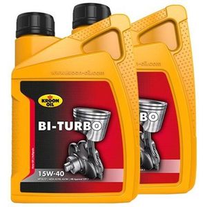 Kroon Olie aanbieding: 2 x Bi-Turbo 15W40 5L