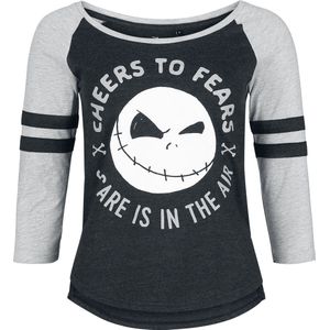 The Nightmare Before Christmas Jack - Cheers To Fears - Scare Is In The Air Dames Shirt met lange mouwen - M