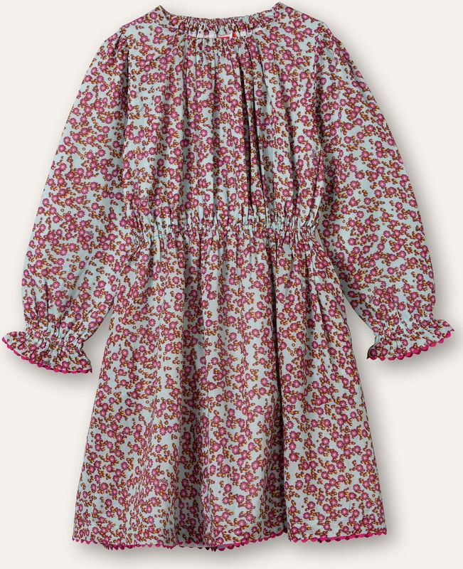 Oilily Danique - Jurk - Meisjes - Blauw - 92/2T