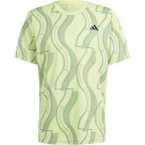 Adidas Club Graph T-shirt Met Korte Mouwen Groen XL Man