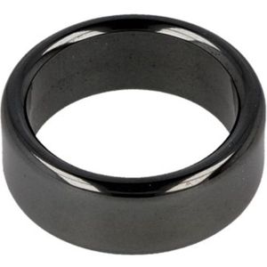 Hematiet edelsteen ring plat 8 mm - 22