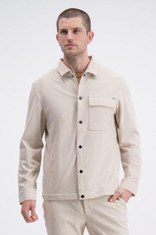 Gabbiano Overhemd Arvik 426245 5002 Ivory Bone Mannen Maat - M