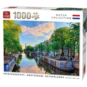 Prinsengracht in Amsterdam (1000 stukjes)