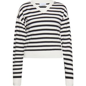usha - Pullover - Gestreept - V-hals - Lange Mouwen