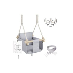Schommel baby hout 190-260cm Plafondhoogteverstelling | Baby schommel set voor kinderen | Schommel hout Indoor Outdoor | Baby schommel binnen | 100% ECO