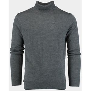 Bos - Niels - Coltrui - Grijs - Rollneck Pullover - 100% Merinowol