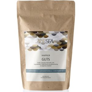 VITSEA - Happier Guts - Supplement - Pure IJslandse ingrediënten - Chitosan - Calcium - Spijsverteringsenzymen - 90 capsules