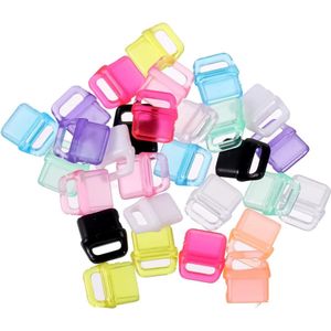 Pack of 30 USB C Dust Protection - Kleurige USB C Stofbescherming Plug - ABS Universele Beschermkap met Hanggat voor Type C Mobiele Telefoons - Tablets - Laptops