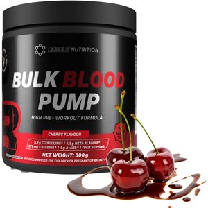 BeBulk Nutrition - Bulk Blood - Pre-Workout - Kers - 300g - 6g Citrulline - 6g Beta-alanine - 4g AAKG - 400mg Cafeïne