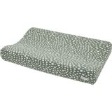 Meyco Baby Cheetah aankleedkussenhoes - forest green - 50x70cm